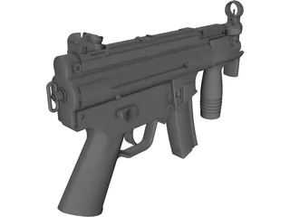 Heckler&Koch MP5K 3D Model