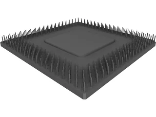 CPU Processor 3D Model