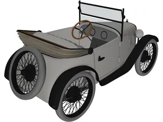 BMW Dixi (1937) 3D Model