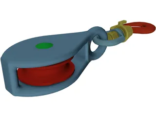 Crane Hook Small 3D Model