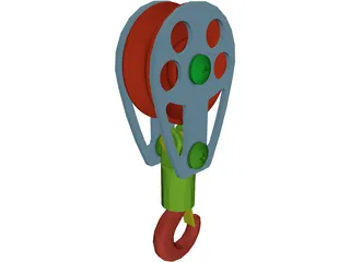 Crane Hook Medium 3D Model