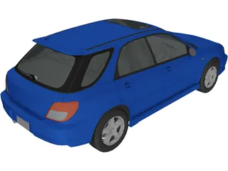 Subaru Impreza WRX Sport Wagon 3D Model