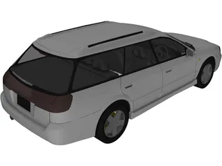 Subaru Legacy (1998) 3D Model