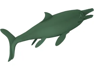 Ictiosaurus 3D Model