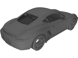 Porsche Cayman S 3D Model