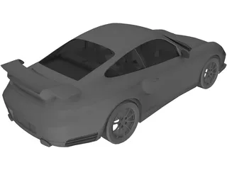 Porsche 911 996 GT2 3D Model