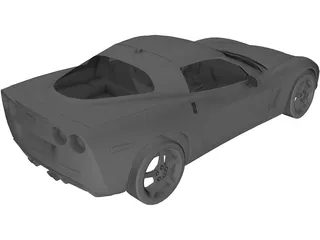 Chevrolet Corvette C6 3D Model