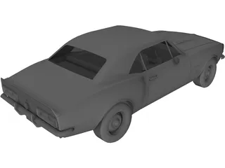 Chevrolet Camaro SS (1969) 3D Model