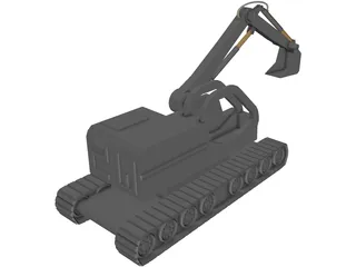 Excavator Digger 3D Model