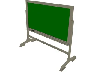 Chalkboard Free-Standing 3D Model