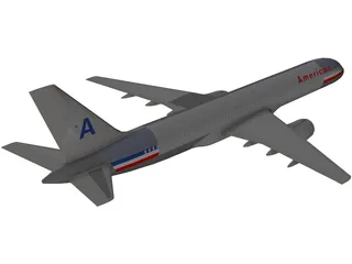 Boeing 757-200 3D Model