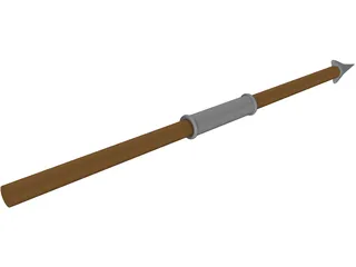 Short Roman Spear 3D Model