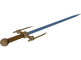 Medieval Sword 3D Model