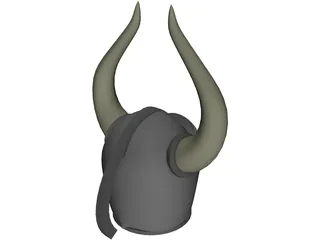 Viking Helmet 3D Model