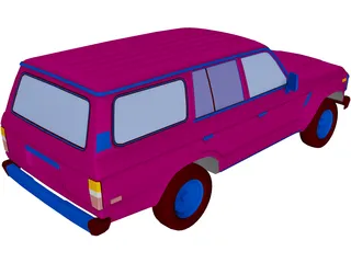 Toyota Land Cruiser 3D Model