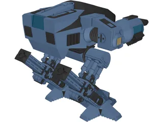 ED-209 Robot [Robocop] 3D Model