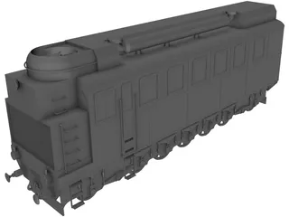 Lomonosov Train 3D Model