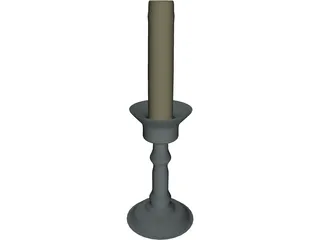 Candle 3D Model