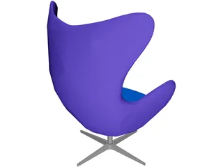 Egg Chair 3316 [Arne Jacobsen Classic] 3D Model