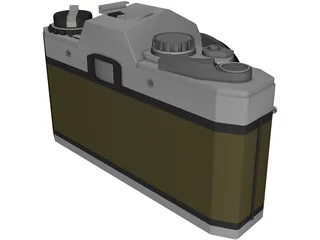 Olympus OM10 Photo Camera (35 mm) 3D Model