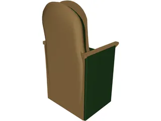 Theater Seat 3D Model