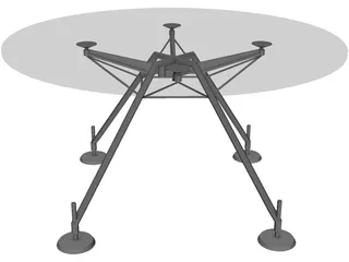 Table Hi-Tech 3D Model