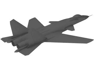 Sukhoi Su-47 Berkut 3D Model