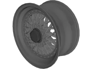 Porsche BBS RM Rim 3D Model