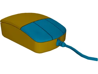 Computer Mouse 3D Model