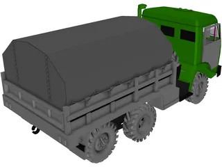 Kamaz 5350 3D Model