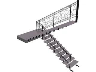 Stair 3D Model