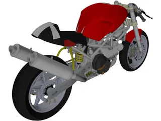 Ducati Monster 3D Model