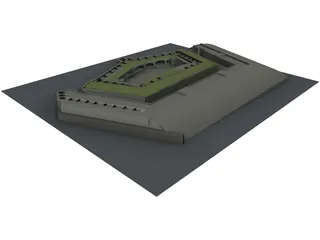 Fort Knox Maine 3D Model