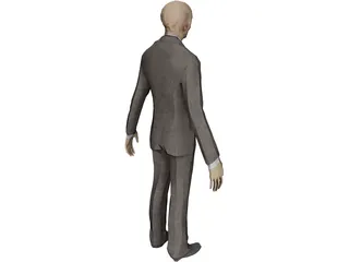 Slenderman Creature 3D Model