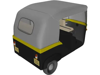 India City Car 3D Model