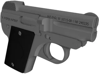 Steyr Pistol 1909 3D Model