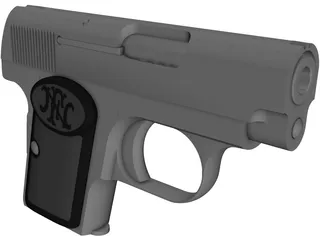 Browning 1906 Pistol 3D Model