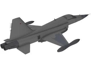 Northrop F-5E Tiger 2 3D Model