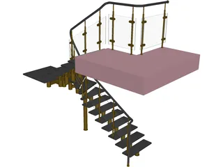 Stairs 3D Model