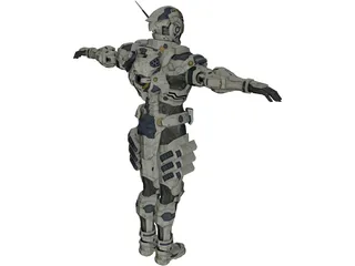 Vanquish Augmented Reaction Suit 3D Model