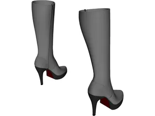 Woman Shoes 3D Model