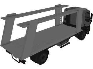 Iveco Trakker Car Carrier 3D Model