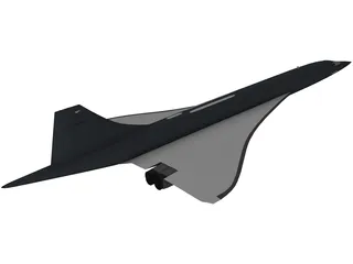 Concorde 3D Model