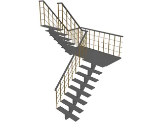 Stair 3D Model