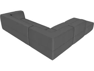 Daisy Sofa 3D Model