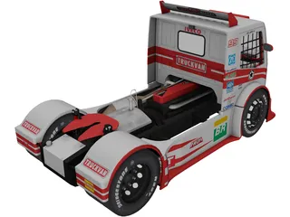 Iveco Stralis Lucar Motorsports 3D Model