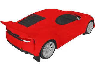 Rally Car Prototype 3D Model