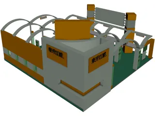 Pump Station 3D Model