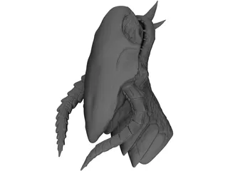 Dragon Head 3D Model