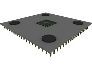 AMD Athlon XP 2100+ Processor 3D Model